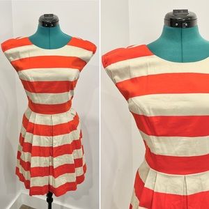 Forever 21 Contemporary Striped A-Line Dress